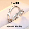 Set Of 24 Oxidized Designers Studs Earrings(4 Cards 6 Pairs Each) with Free Adjustable Ring
