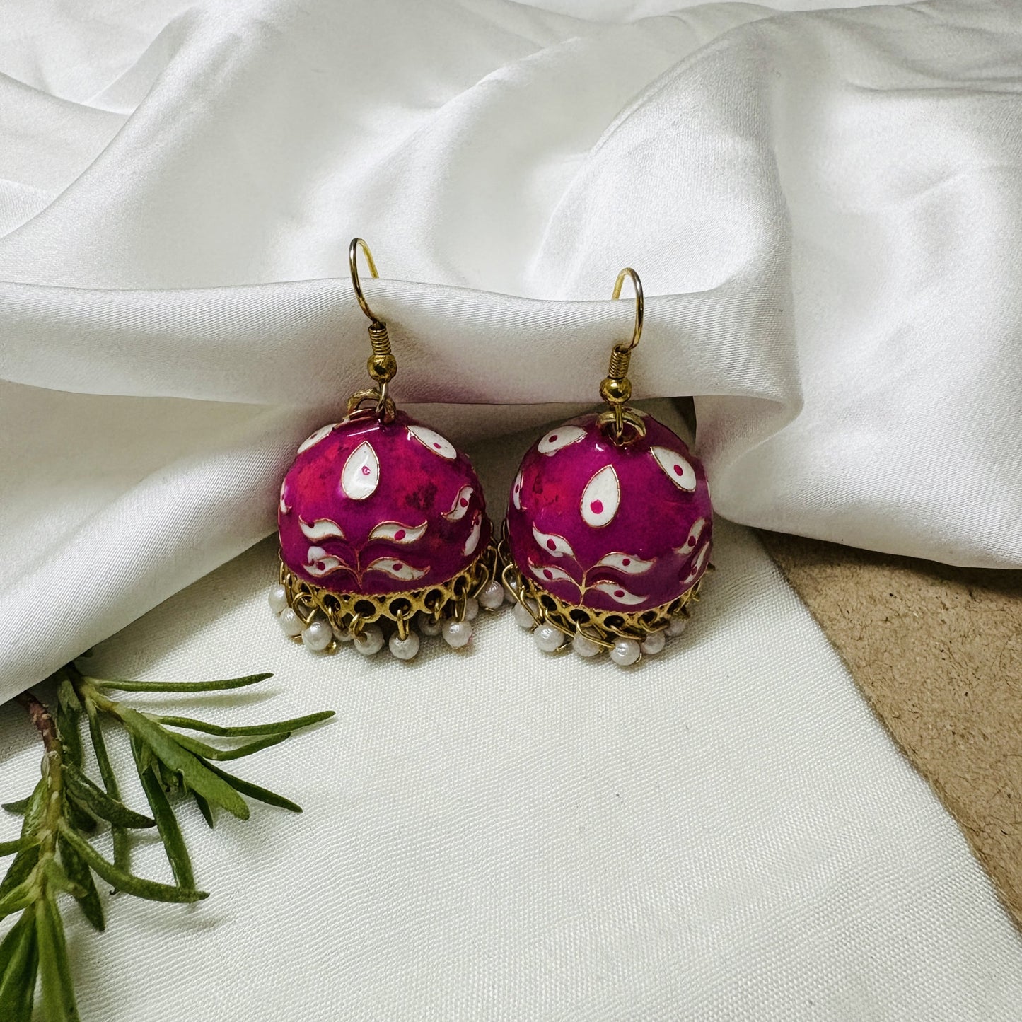 Premium Jaipuri Oxidized Set Of 12 Jhumkas Combo With Free Gift