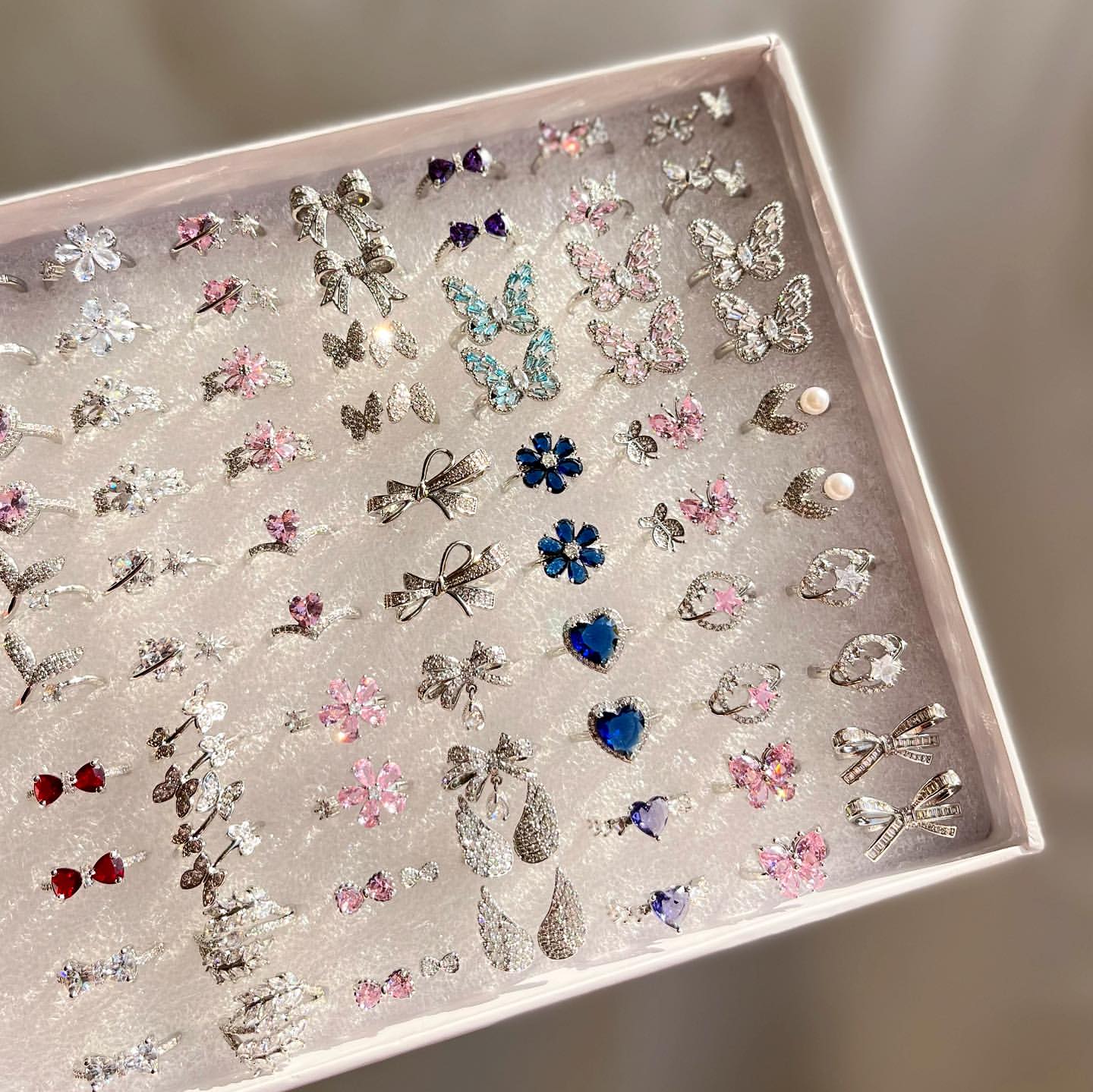 Kyaralane™ Beautiful Adjustable 12 Pcs Multi Combo Ring Set for All Occassions