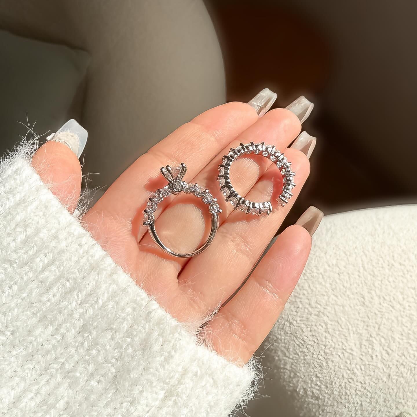 Kyaralane™ Beautiful Adjustable 12 Pcs Multi Combo Ring Set for All Occassions