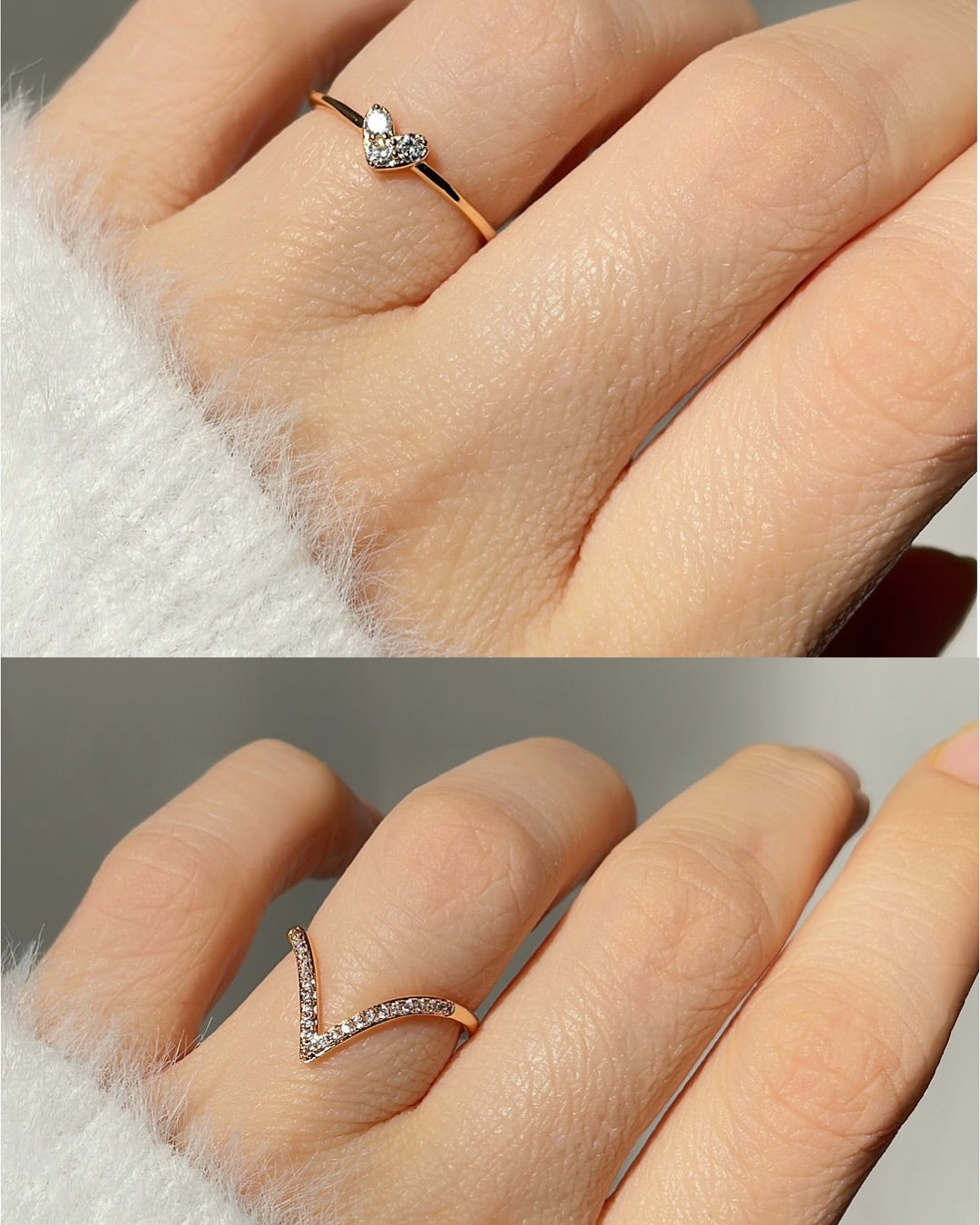Kyaralane™ Beautiful Adjustable 12 Pcs Multi Combo Ring Set for All Occassions