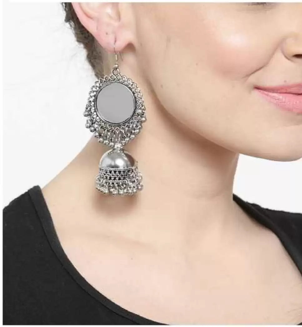 Premium Jaipur Oxidised Set of 12 Jhumkas Combo With Free Gifts
