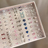 Premium Adjustable Beautiful 12 Pcs Multi Combo Ring Set