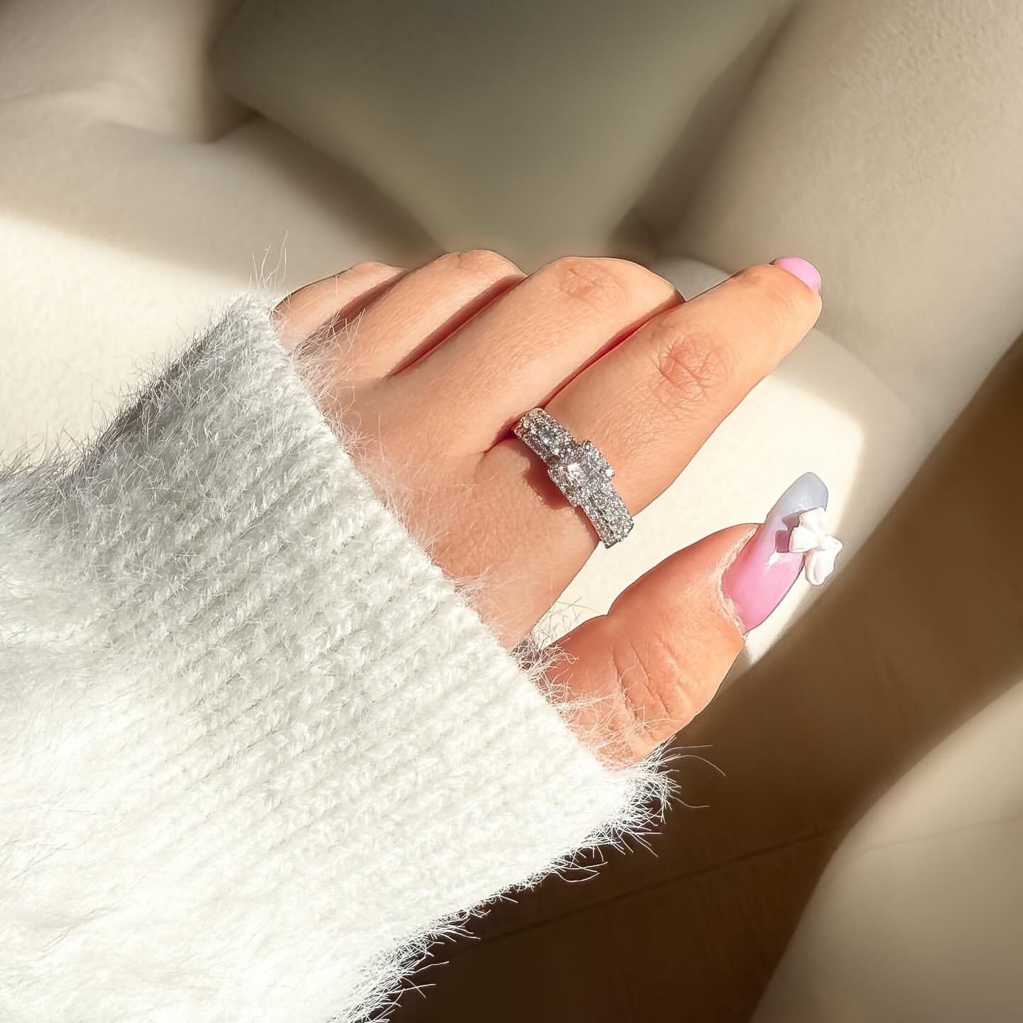 Premium Adjustable Beautiful 12 Pcs Multi Combo Ring Set